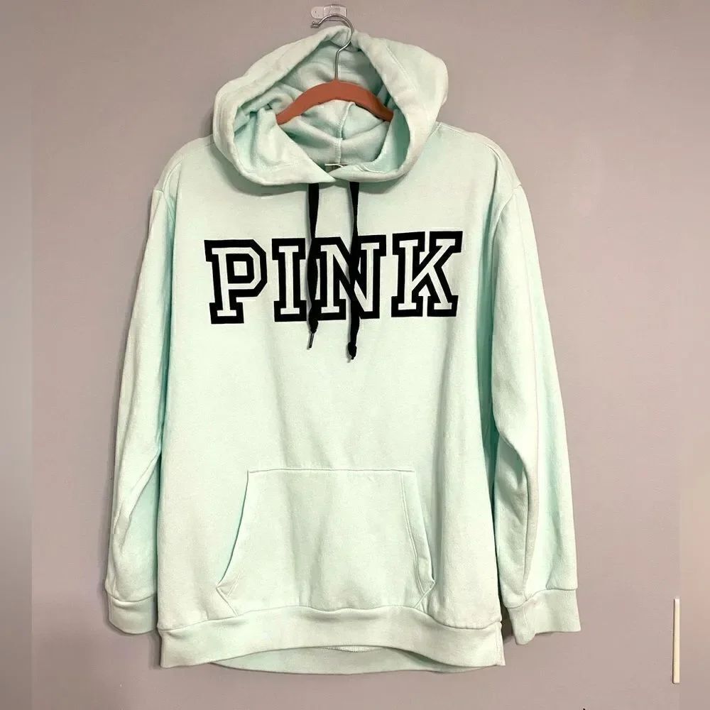 Pink Victoria’s Secret Women Fleece Women Hoodie Size L